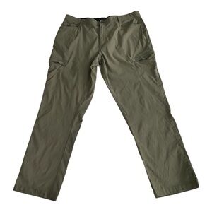 Hi-Tec Green Cargo Pants Straight-Leg Durable